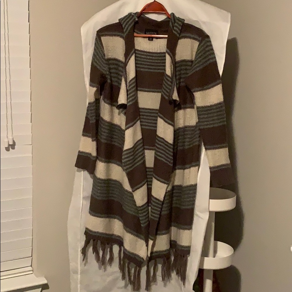 Cardigan with hood